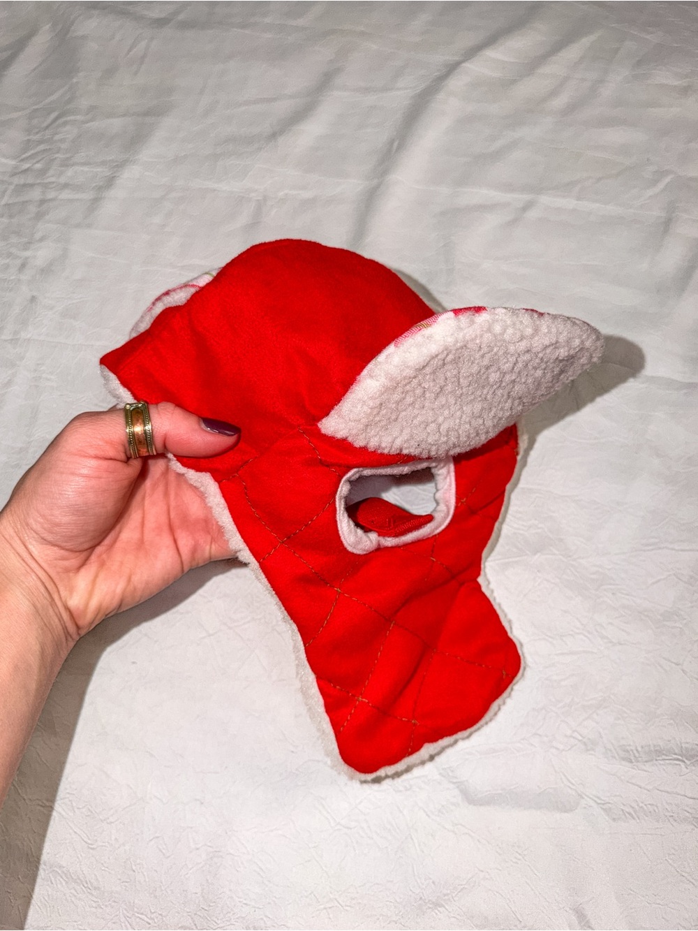 Boots & Barkley Red Trapper Dog Hat Quilted Target Holiday Christmas